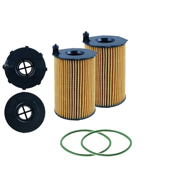 2X ÖLfilter Mahle OX 420D FüR Porsche Audi VW Cayenne A7 Sportback A6 C7-image