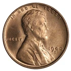 GEM BU 1940-D LINCOLN WHEAT CENT PENNY - LOTS OF RED - *UPGRADE YOUR ALBUM!*