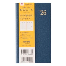 NOLTY Planner 2026 April Start Weekly Wide 3 Navy Blue 9102