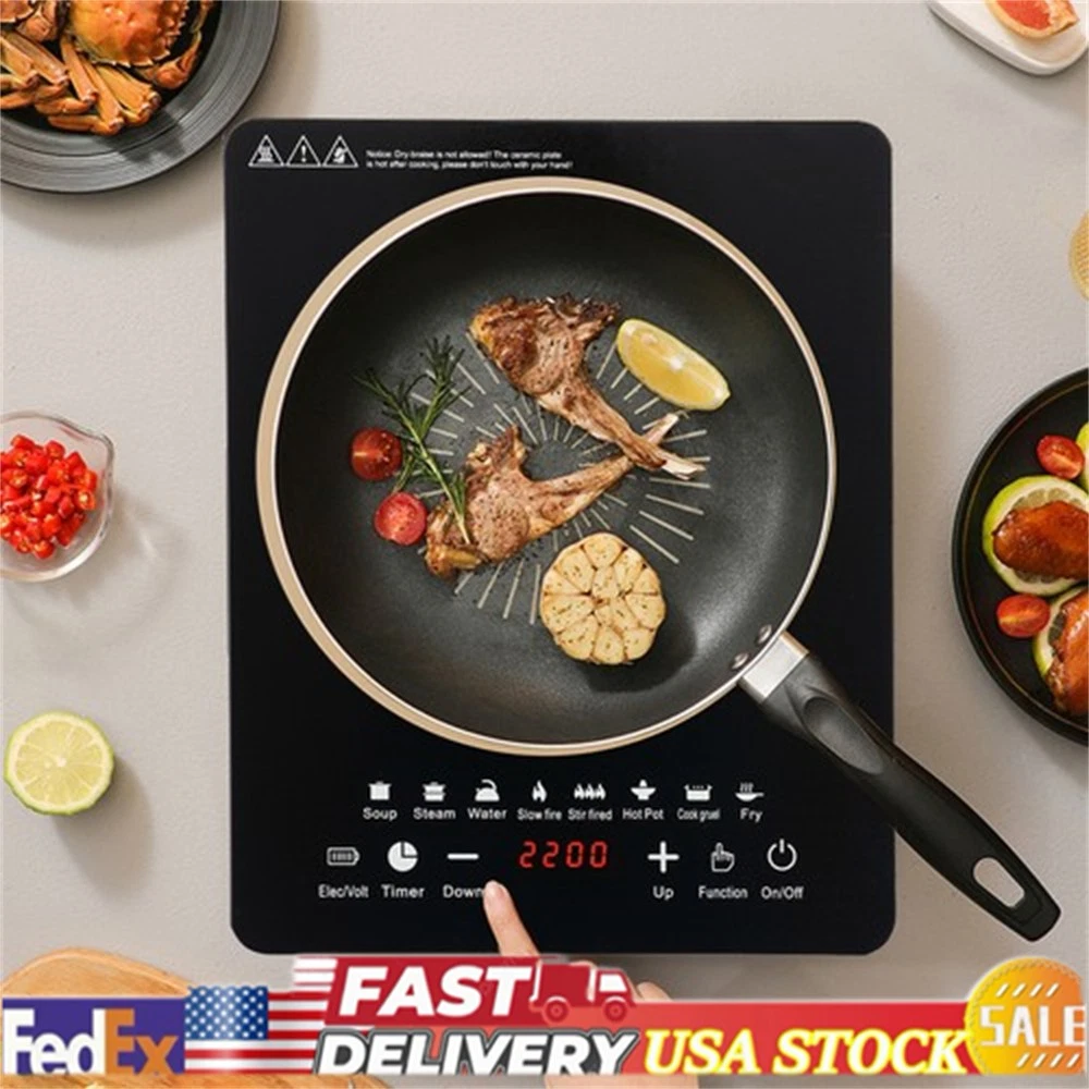 750W Countertop Induction Cooktop 8 Gears Portable Burner Hot Plate Cooker Stove
Opens in a new wind