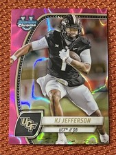 2024 Bowman University Chrome - KJ Jefferson #116 Pink Lava Refractor (RC)