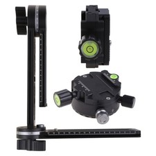 720  3-Axis Panoramic Ballhead Kit with QR Plate  Slide Rail Gimbal Tripod for