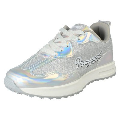 Mädchen Ananas glitzernde Glitzer Freizeit Schnürschuhe - H2R682