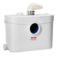 Macerator Pump, 900W, 48 GPM Flow, 40 ft/12 m Head, Bathtub