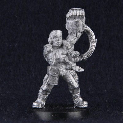 Imperial Guard Catachan Jungle Fighter Captain Power Fist 40k Metal Citadel L821