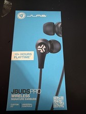 JLab Audio JBuds Pro Wireless Signature Earbuds - Black - Bluetooth - NEW SEALED