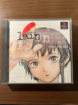 PS1 Serial Experiments Lain Play Station 1 Game Software Japan