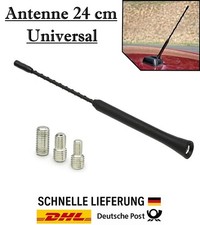Universal 24 cm Stab Dach Autoantenne AM FM GPS - 3 Adapter für BMW X1 - X7