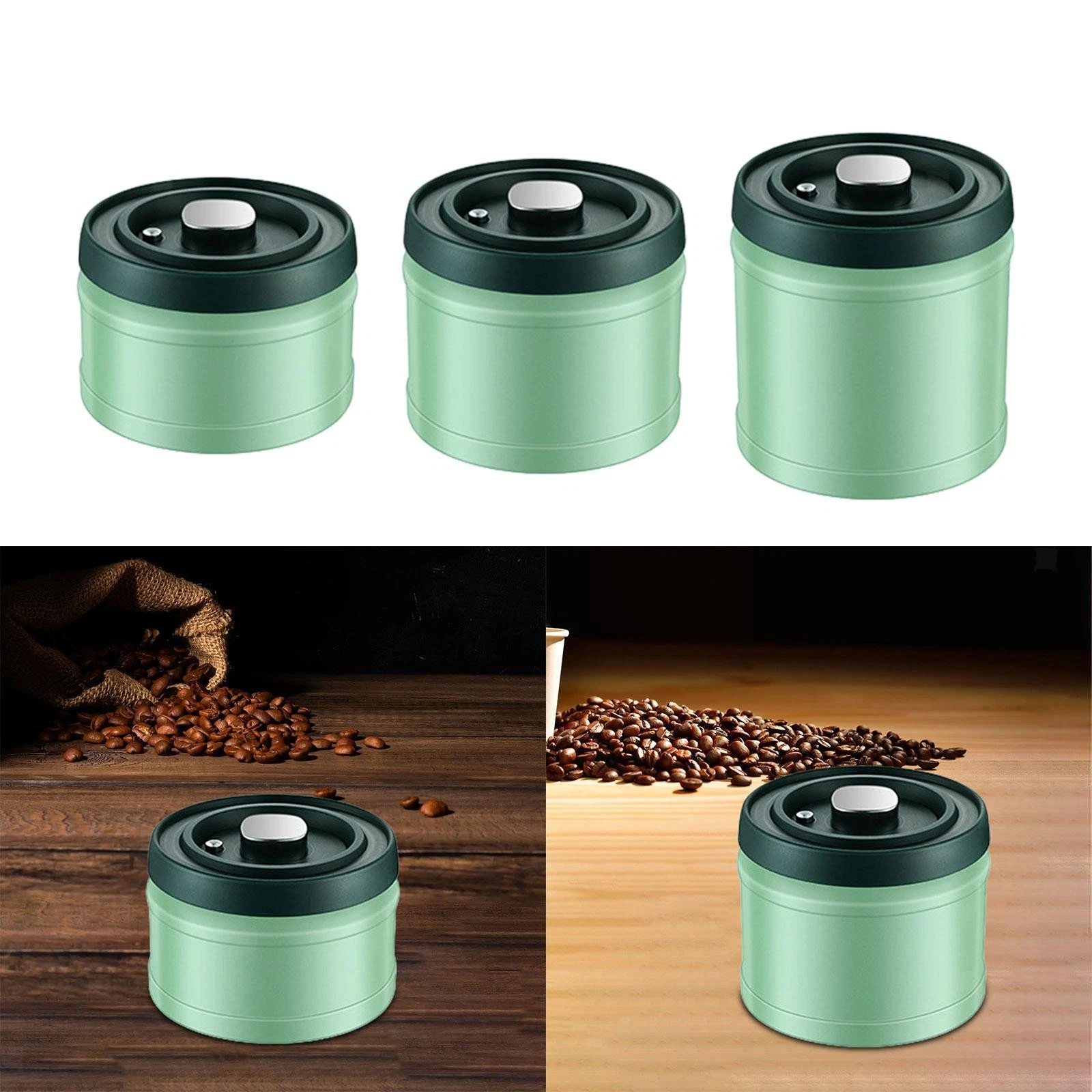 Vacuum Coffee Storage Canister Kitchen Canister Preserve Freshness Airtight