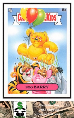 2022 Topps Garbage Pail Kids: Book Worms #18b Poo Barry -