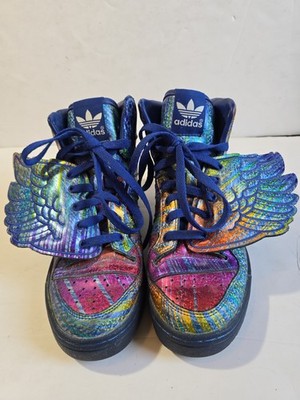 Adidas x Jeremy Scott Rainbow JS Wings Mens Size 7.5