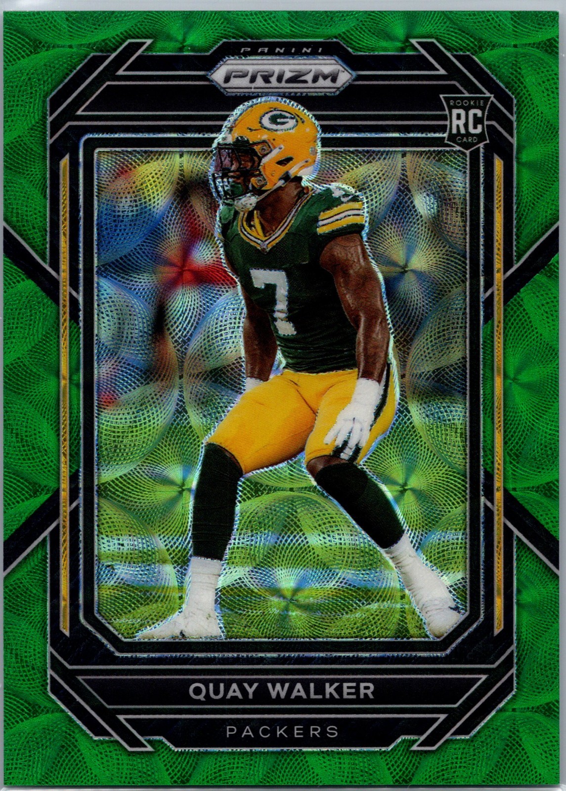 2022 Panini Prizm Quay Walker #373 Green Scope /75