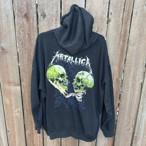 Metallica Pushead European Rare Metal Band Skull G 1990s vintage concert t-shirt, vintage, size XL, single stitch, B+ condition