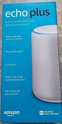   Amazon Echo Plus (2nd Gen) Smart Speaker with Alexa |  Sandstone White SEALED
