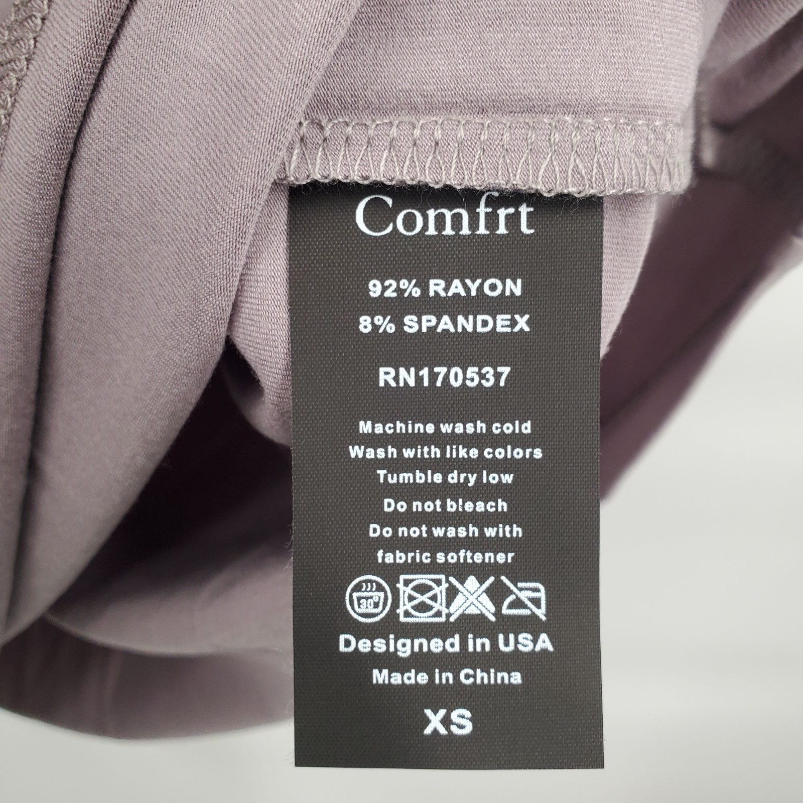 Comfrt Loungewear Cloud Tee Women Size XS NWT Oversized NWT Short Sleeve Crew