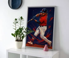 Jose Ramirez Poster or Canvas - Cleveland Guardians Wall Art