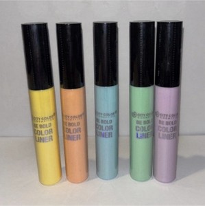 City Color Be Bold Eyeliner Set - Yellow Peach Blue Green Purple