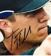 COLORADO ROCKIES AUTOGRAPHED Troy Tulowitzki Dugout COLLECTABLE PHOTO!!  MLB 