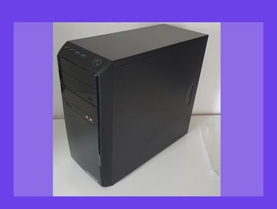 PC Gehäuse Tower  M-ATX 350Watt Netzteil SD-Cardreader neuwertig