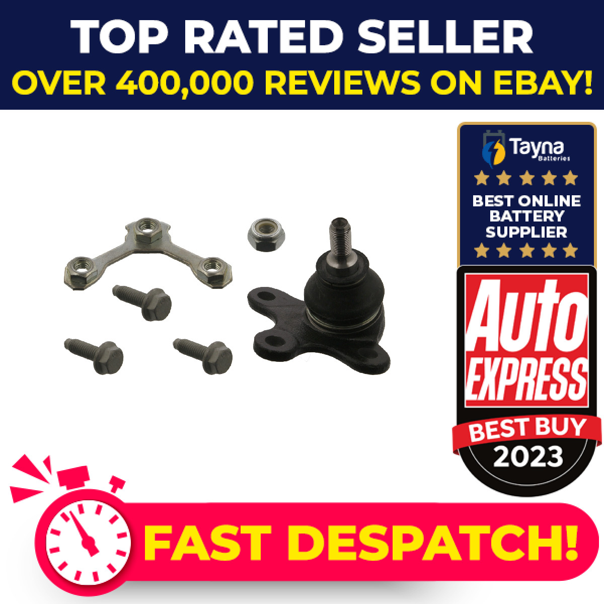 Ball Joint fits VW POLO 6N2, Mk3 1.7D 97 to 01 Suspension 6N0407365A 6N0407365AS