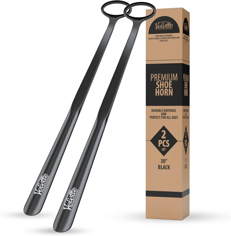 2-Pack 30" Extra Long Shoe Horn - Plastic Shoe Horn Long Handle for Seniors, ... - Image 2 of 4