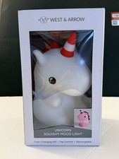 West  Arrow Color-changing Led Unicorn Squishy Mood Light Winter Magic NIB