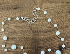 Vintage Freshwater Baroque  Pearl Necklace 20” Sterling Silver Filigree Pendant — photo 3