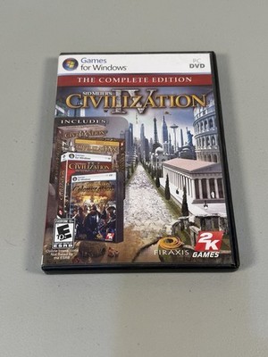 Sid Meier's Civilization IV The Complete Edition (PC DVD, 2009) Chart Included