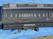 1970 Chevelle Malibu Sweep Speedometer Fuel Clock