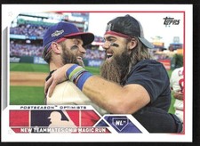 2023 Topps Baseball Postseason Optimists Bryce Harper/Brandon Marsh #432