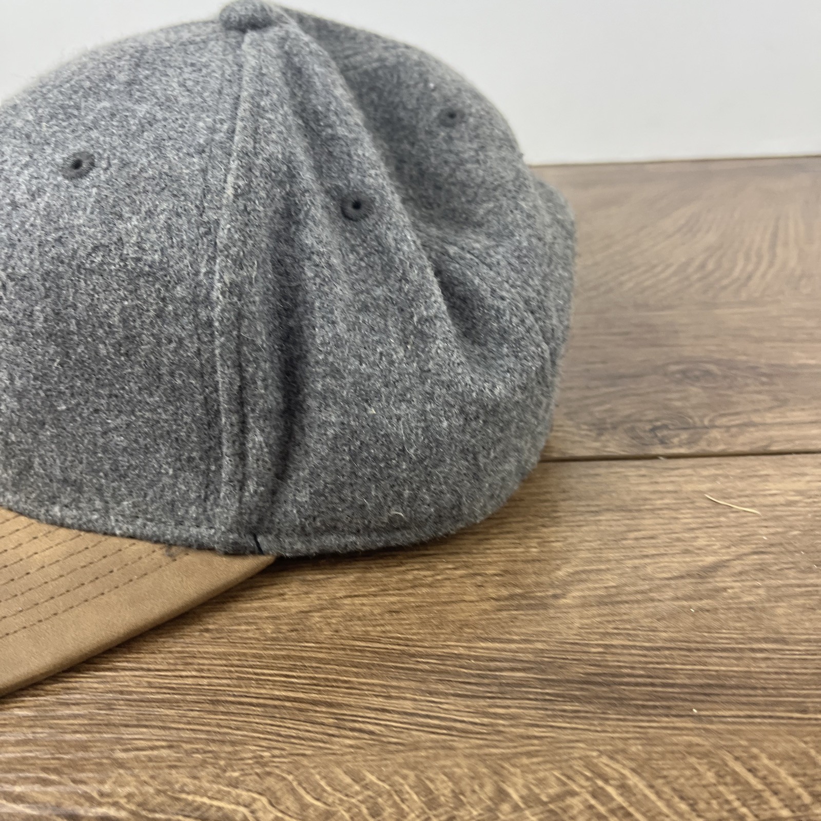 Plain Gray Tan Hat Gray Hat Adjustable Adult Size… - image 6