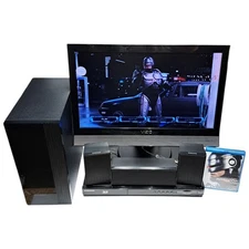 Samsung HT-E3500 3D Blu-Ray Player Home Theater Surround Sound System/ Speakers 