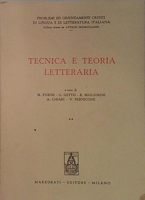 LITERARISCHE TECHNIK UND THEORIE Carlo Marzorati