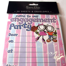 Engagement Party Invitations......20 Sheets & Envelopes...By Simon Elvin
