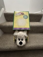 NIB Pound Puppies Ivory White Puppy Dog Plush
