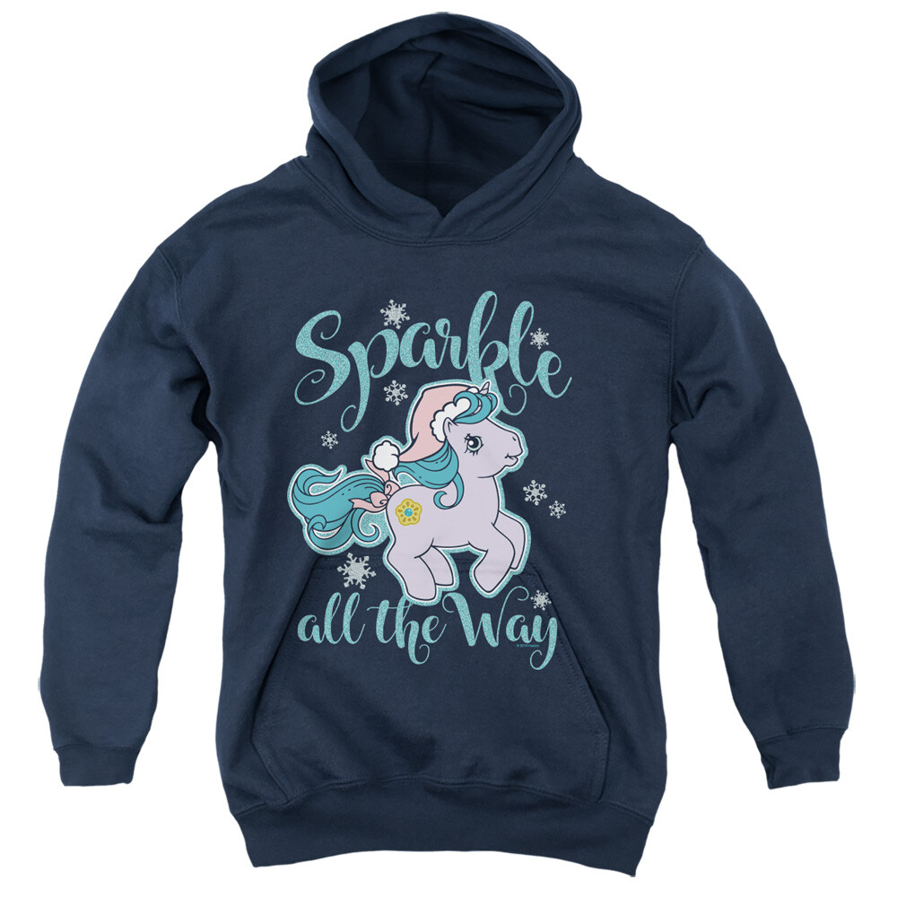 Felpa con cappuccio My Little Pony per bambini Sparkle All The Way Navy Hoody