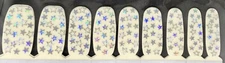 nail polish strips unbranded 18ct. Holo Stars Overlay  Read Description Below.