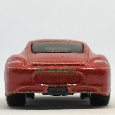 Hama出品 Hot Wheels Porsche Cayman S Orange - Made In Malaysia | eBay