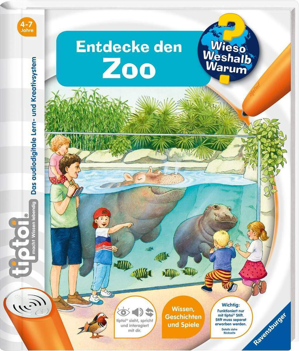 Thumbnail - Ravensburger Tiptoi® Wieso? Weshalb? Warum? Entdecke Den Zoo (band 20)
