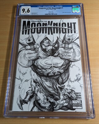 Vengeance of the Moon Knight #1 CGC 9.6 (Yu Sketch Variant Cover / 2009)