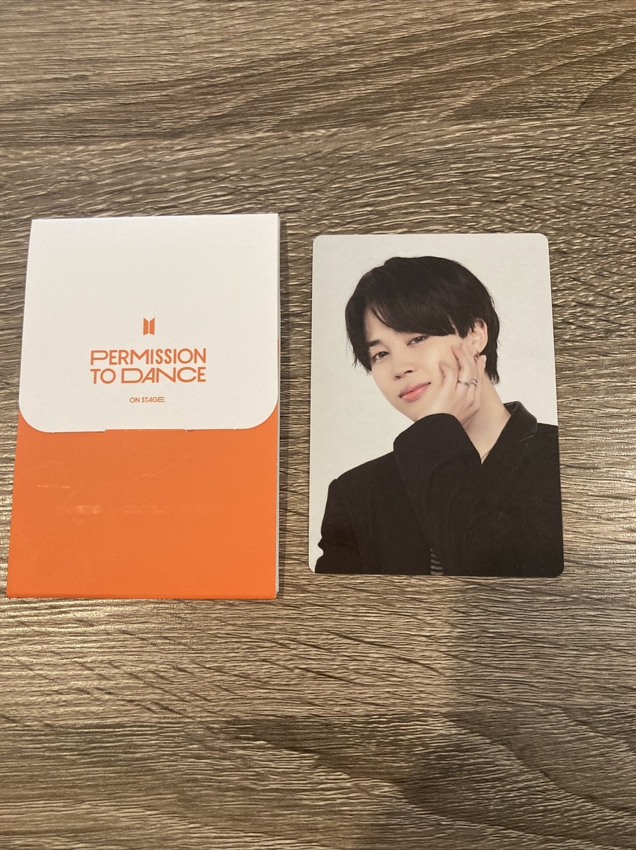 BTS official permission to dance mini photo card Jimin 5/8 | eBay