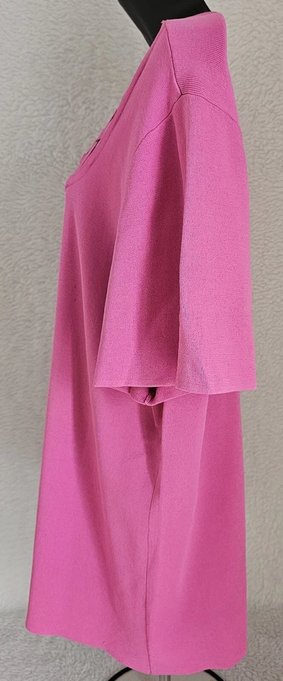 Camisa Top Blusa Mujer Cable & Gauge Talla 2X Manga Corta Cuello Redondo Foto 4 de 4