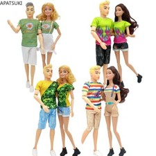 2sets Fashion Beach Fashion Clothes Set for 11.5" Doll Outfit for 12" Boy Dolls