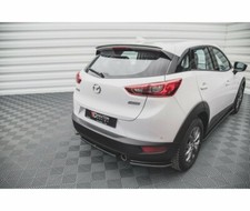 CUP Dachspoiler Aufsatz SCHWARZ für Mazda CX-3 Heck Spoiler Ansatz Verlängerung