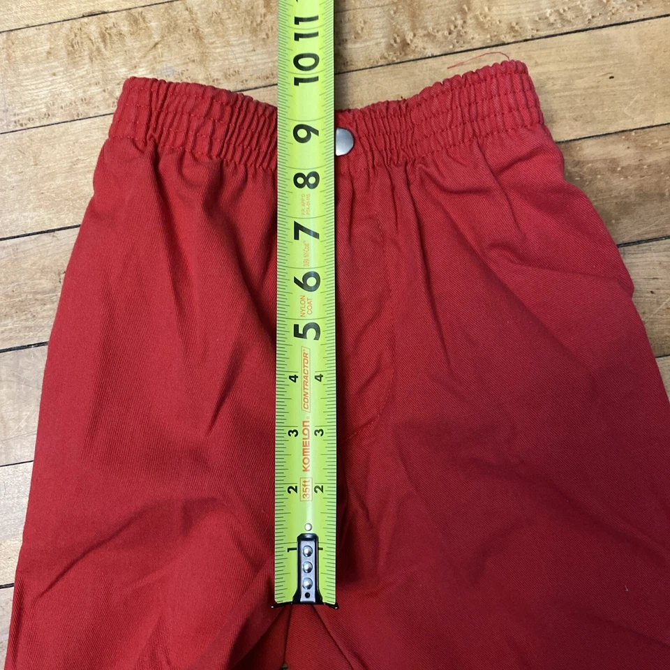 Pantalones rojos vintage McDonald’s McKids talla 7 elásticos pierna recta  Foto 3 de 4