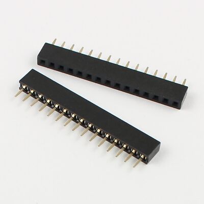 5Pcs 2mm 2.0mm Pitch 1x15 Pin 15 Pin Single Row Straight Female Header Strip #D4