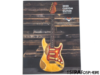 Fender 2020 Custom Shop Guitar Design Guide CATALOG Strat Tele