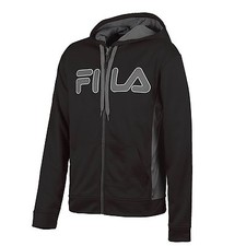 Fila LM133CX9 Competition Full Zip Hoody Black/Grey/White S
