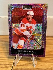 2021-22 O-Pee-Chee OPC Platinum Base Violet Pixels #170 Elias Lindholm /299