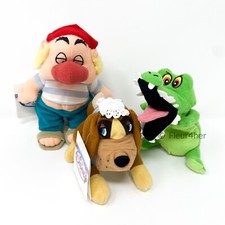NWT Disney Store SMEE CROCK NANA Bean Bag 8'' Plush Peter Pan SET OF 3
